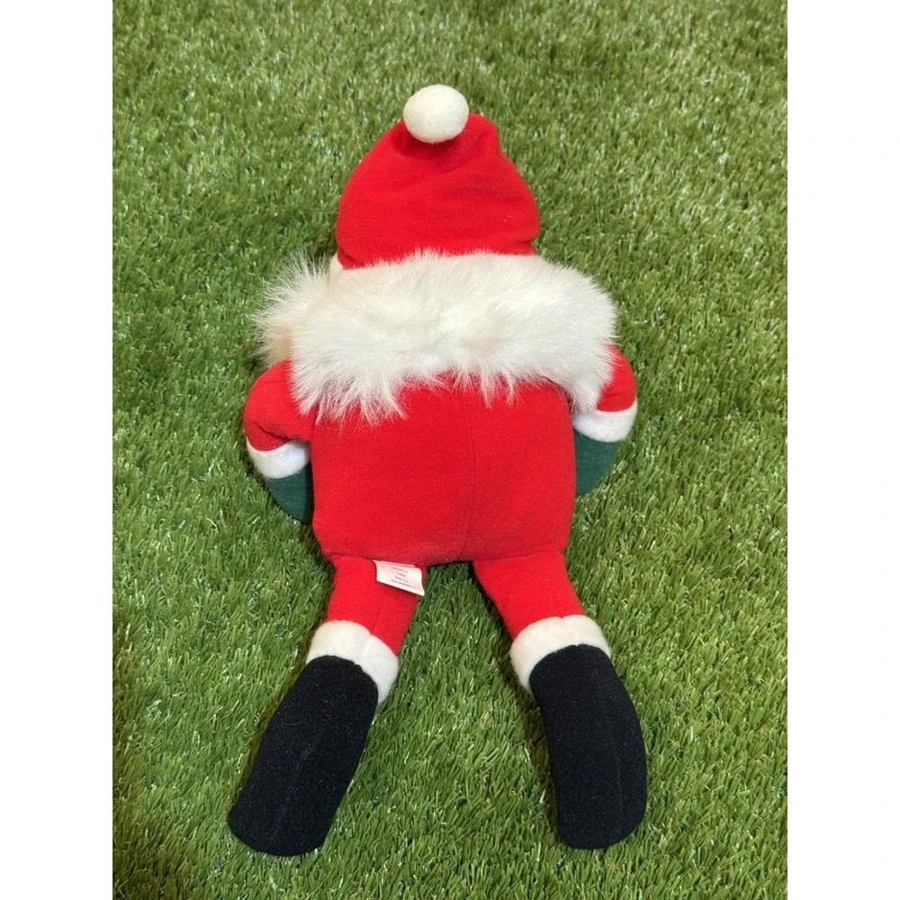 Hallmark Santa Claus 1986 Vintage Stuffed Plush Doll 8 Weighted Bottom Christmas